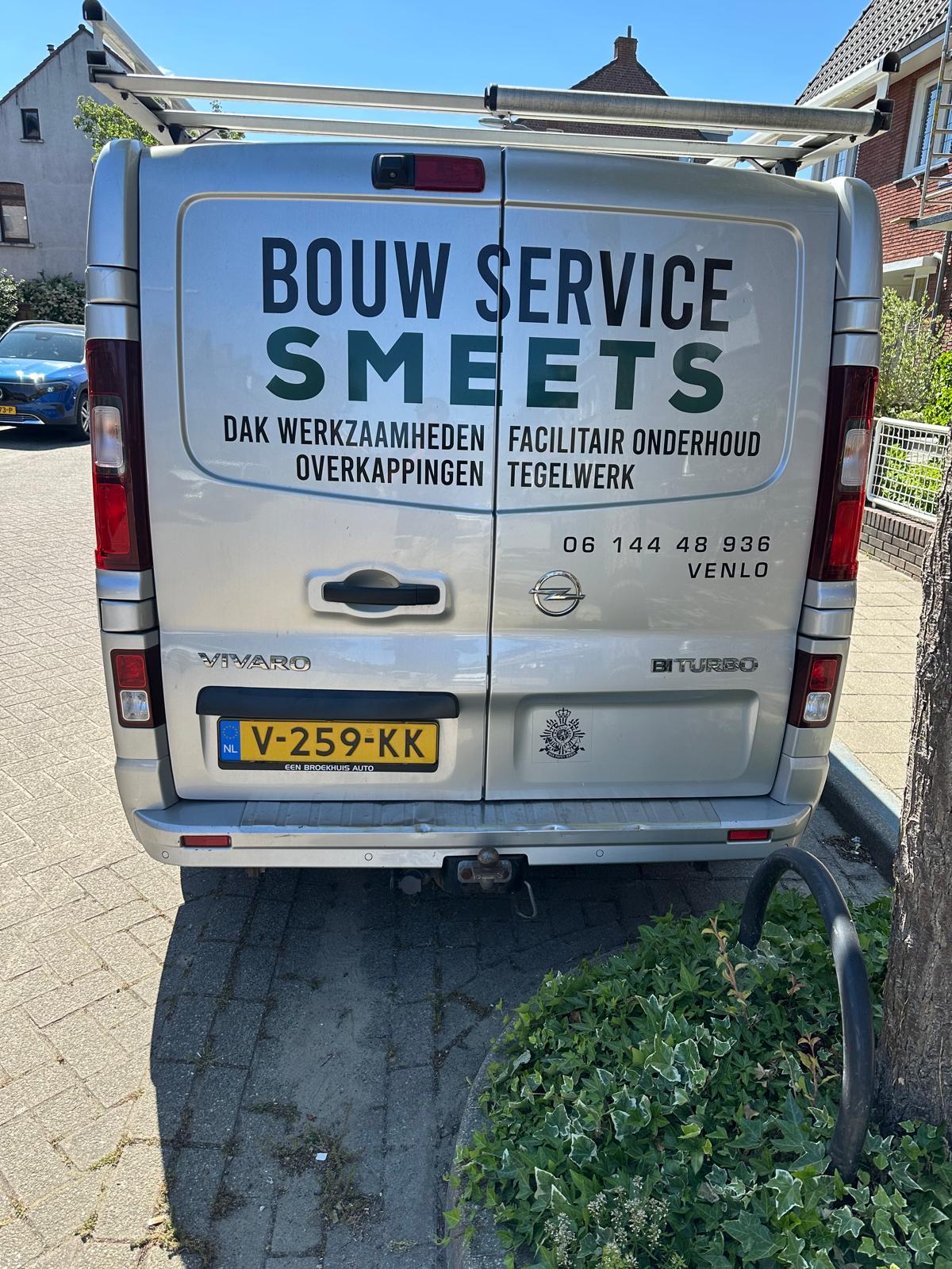 Bedrijfsbus bouwservice Smeets